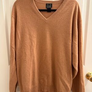 Jos. A. Bank Men's V-Neck 100% Cashmere Sweater